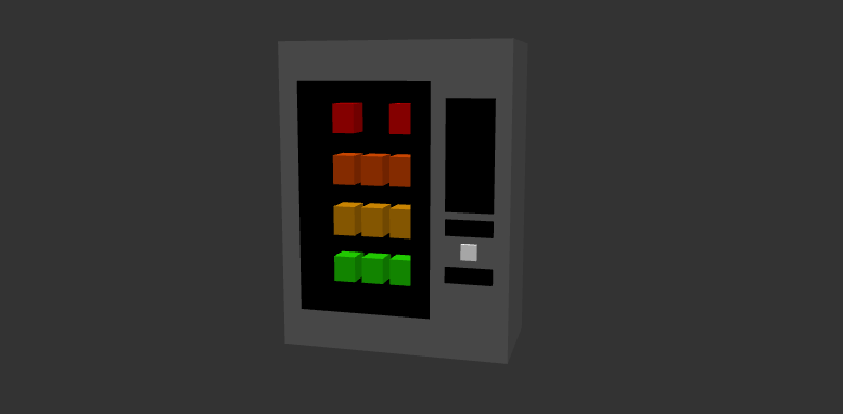 Low Poly Vending Machine