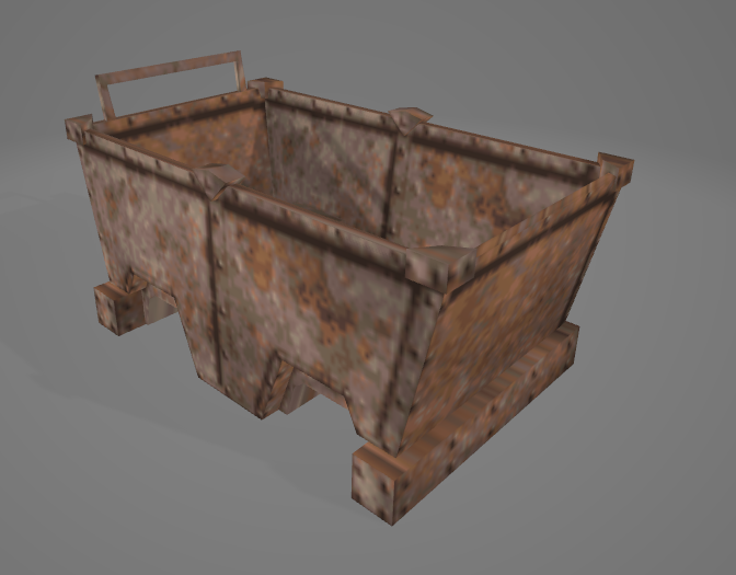 Preview of rusted mining cart