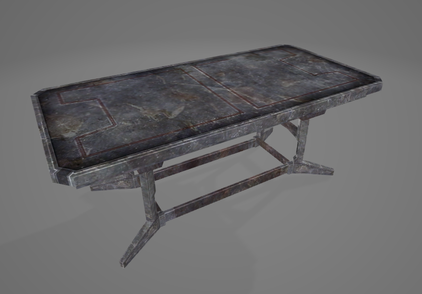steel table